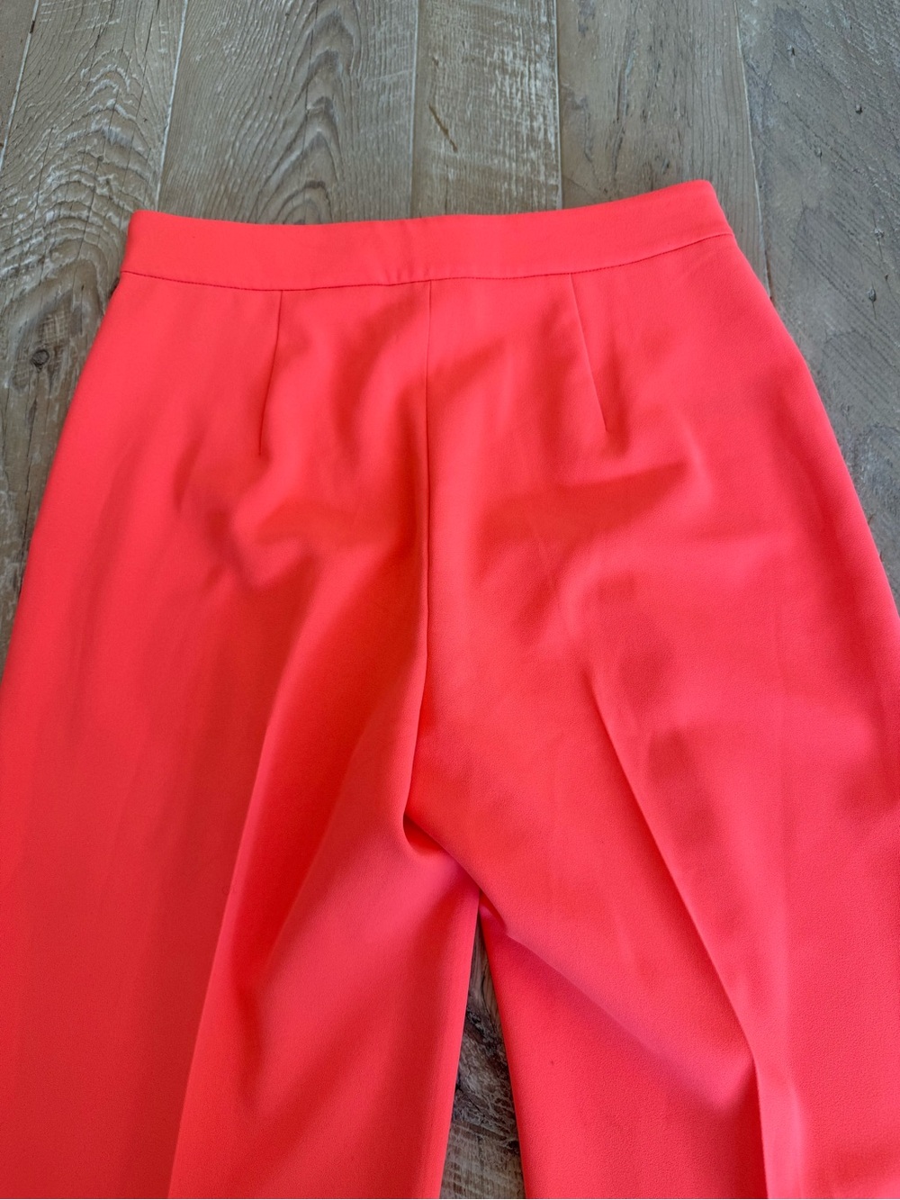 Alice + Olivia Dylan High-Waist Wide Leg Women’s Pants Orange 2 - Picture 8 of 9